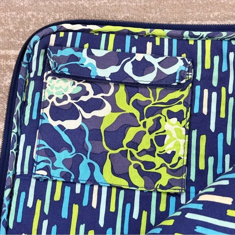 Vera Bradley Quilted Laptop Sleeve Katalina Blues Retired